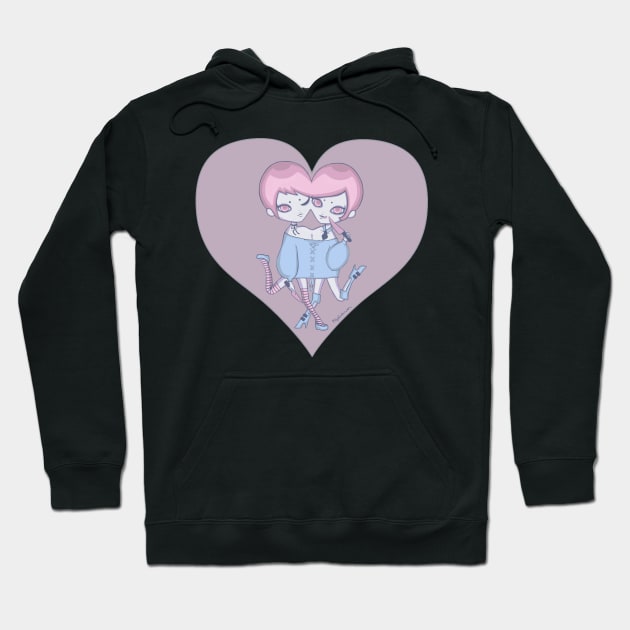 Twinheart Hoodie by MzPinkmoon